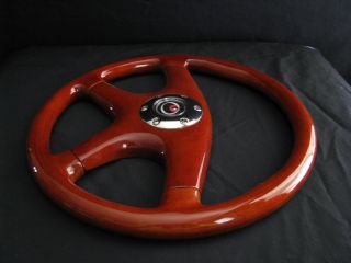 New 15" Custom Mahogany Wood Grain Steering Wheel