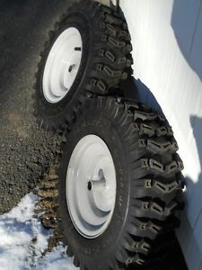 Carlisle x Trac Snow Blower Tires on Rims 4 80 8NHS MTD Craftsman Etc