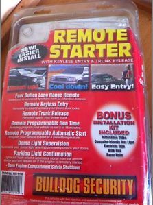 Remote Car Starter Long Range with Keyless Entry Trunk Release