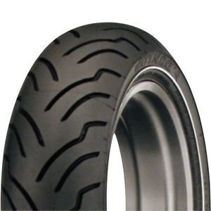 180 65B 16 Dunlop American Elite Slim White Wall Rear Tire
