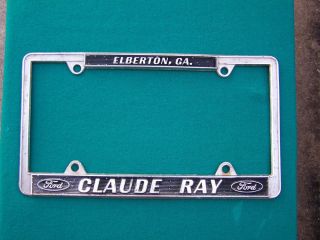 Vintage Ford License Plate Frame