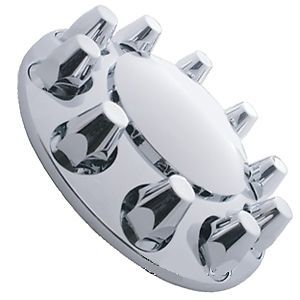 Chrome Semi Truck Front Axle Wheel Cover with Hub Cap