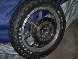 Kawasaki KZ750 KZ 750 Ltd Rear Wheel Dunlop Tire