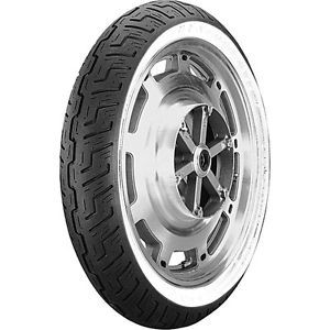 120 90H 18 Dunlop K177 Wide White Wall Front Tire 400936