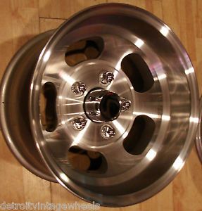 Vintage 14x8" Ansen Sprint Custom Aluminum Slot Drag Mag Rims Wheels 14"