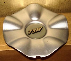 TSW Wheels Silver Custom Wheel Center Cap Caps 1