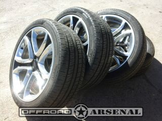 22x9" Ford Edge Factory Wheels Rims Tires 265 40 22 Pirelli Scorpion Tires
