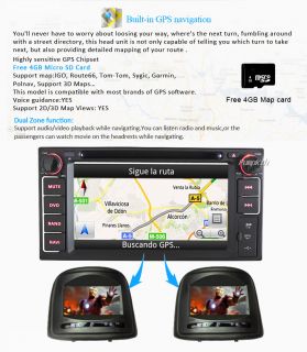 6 2"Toyota Corolla VIOS Crown Prado RAV4 Car DVD GPS Radio Player 2 DIN Stereo