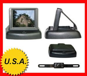 4 3 inch Car LCD Monitor and Rear View Reverse Backup Camera Parking System New