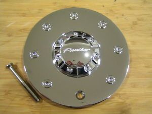 Panther 330 Groove Chrome Wheel Rim Center Cap EMR330 Cap Truck 52002295F 1