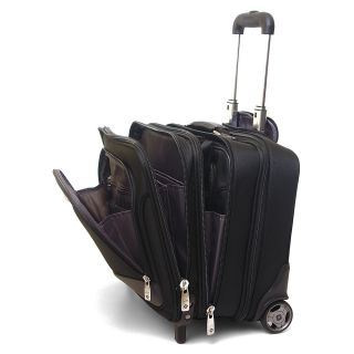 Samsonite Rolling Briefcase on Wheels Bonus Laptop Case 2 in 1 Overnight Bag New