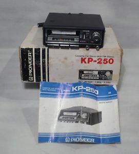 Vintage Pioneer in Dash Car Stereo Cassette Player KP 250 w Box NOS 1975