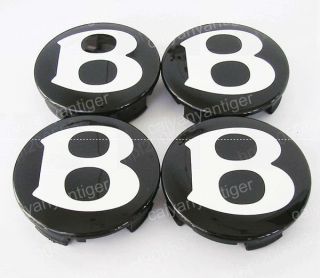 Good Quality Bentley "B" Emblem Badge Wheel Hub Center Caps Covers Fit All Model