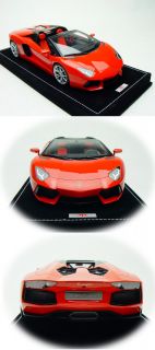 1 18 Mr Lamborghini Aventador LP700 4 Roadster Met Orange Argos LAMBO010D LE109