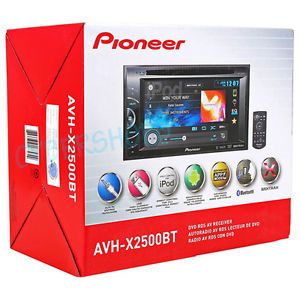 New Pioneer AVH X2500BT 6 1 Touchscreen Car DVD Player USB  iPhone Bluetooth