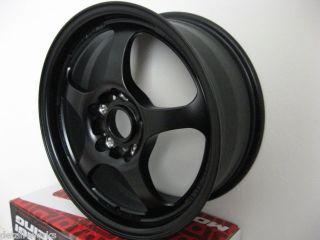 16 inch Subaru Impreza WRX 16x7 Black Rims Wheels 5x100 50mm