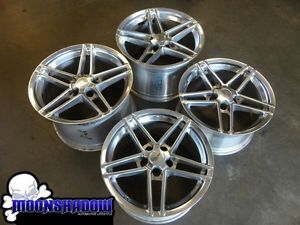GM Chevy Corvette C6 ZO6 Factory Polished 18" and 19" Wheels Rims