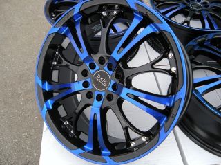17 Blue Wheels Rims RSX TSX PT Cruiser Sebring Avenger Mazda 3 5 6 5x100 5x114 3