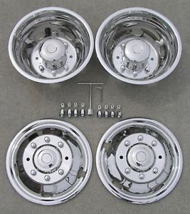 19 5" 99 02 Ford F450 F550 Dually Wheel Hubcaps