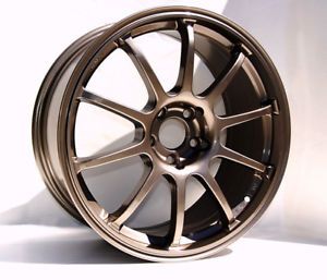 17 Rota G Force Bronze Rims Wheels 17x8 48 5x100 Subaru WRX Impreza