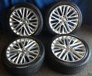 18" 2013 Lexus ES350 OE Wheels Rims Brigestone Turanza EL400 Tires Set 4
