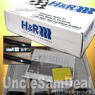 H R lowering Sport Springs Set Jaguar s Type R Only 1 4"F 1 3"R Drop