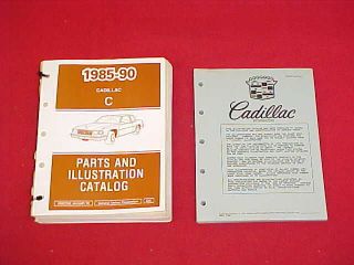 1985 1986 1987 1988 1989 1990 Cadillac Fleetwood DeVille Parts Book Catalog