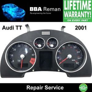 2001 Audi TT Instrument Cluster Repair Service 01 Dash Dashboard