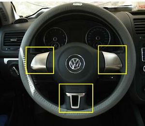 Chrome Steering Wheel Trim for VW Polo 2011