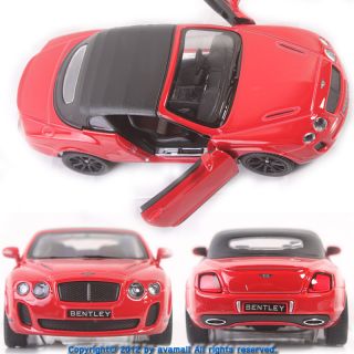 1 38 2010 Bentley Continental Supersports Convertible Red Tracking Included