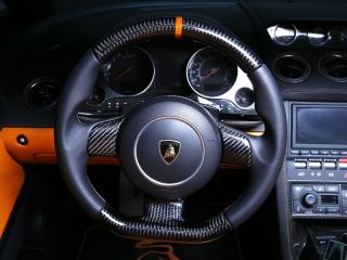 Lamborghini Gallardo 04 06 Carbon Steering Wheel Yellow