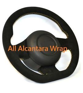 Lamborghini Gallardo Steering Wheel All Alcantara re Wrap Extra Thick Padding