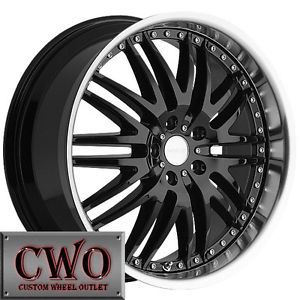 18 Black Menzari M Sport Wheels Rims 5x115 5 Lug cts STS DTS Grand Prix Am Buick