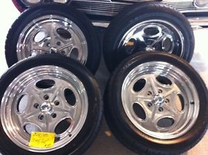 Cragar 391 Salt Flat 17 x 7 Wheels Tires Buick Chevy Olds Pontiac