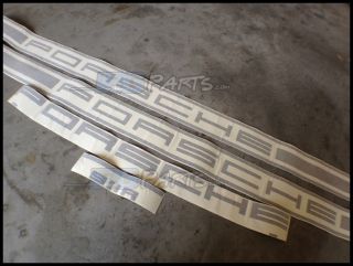 Porsche 911R Style Replica Decals Stickers Vinyl Engine Lid Logo Side Stripes