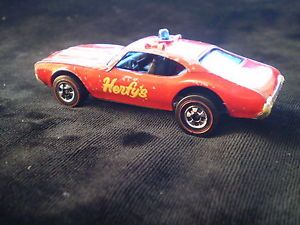1969 Hot Wheels Redline Oldsmobile 442 Herfy's Fire Chief Promo Car