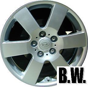 06 Kia Optima 17" 5x115mm Silver 6 Spoke Wheel Refinished Factory Rim 74585