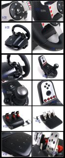 Logitech G27 Gaming Steering Wheel Racing Seat Driving Simulation Set