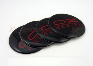 4 Pcs Wheel Center Hub Caps Emblem Badge Decal Symbol Sticker oz Racing Style