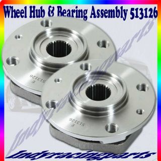 One Pair 90 90 Saab 9000 Front Wheel Bearing Hub Assembly Excluding 513126