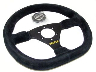 Sparco Steering Wheel L360 Ring 330mm Flat Flat Bottom Suede