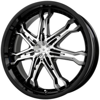 18x7 5 Black Verde Calibre Wheels 5x4 5 5x120 42 Ford Fusion Five Hundred Probe