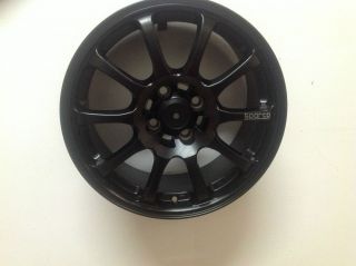 Sparco Drift Black Wheel 16" 16x7 4x100 37mm Rim W29013500B 4 Lug