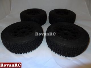 Rovan Short Course Truck Tires 10 Spoke HD Rims Fits HPI Baja 5SC Full Set of 4