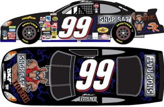 99 Carl Edwards Shop Rat Ford NASCAR Decals 04 1 32nd Scale Slot Car Decals