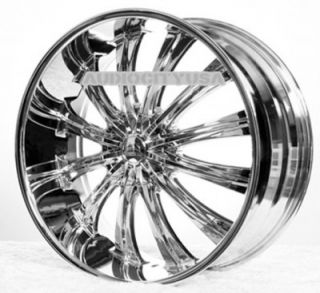 22" Ben Wheels Rims for Chevy Cadillac Ford RAM Toyota