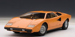 Autoart Lamborghini Countach LP400 Orange 1 18 74647