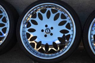 22" Forgiato Grano Chrome Wheels Rims Mercedes Benz s Class S500 S550 Bentley