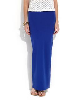 Tall Cobalt Blue Jersey Maxi Skirt