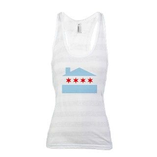 Chicago House Flag Racerback Tank Top by EDMgear